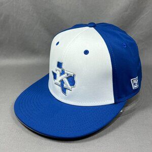 Krum High School Bobcats The Game Pro Fitted 7 1/8 Hat Baseball Texas USA Mens